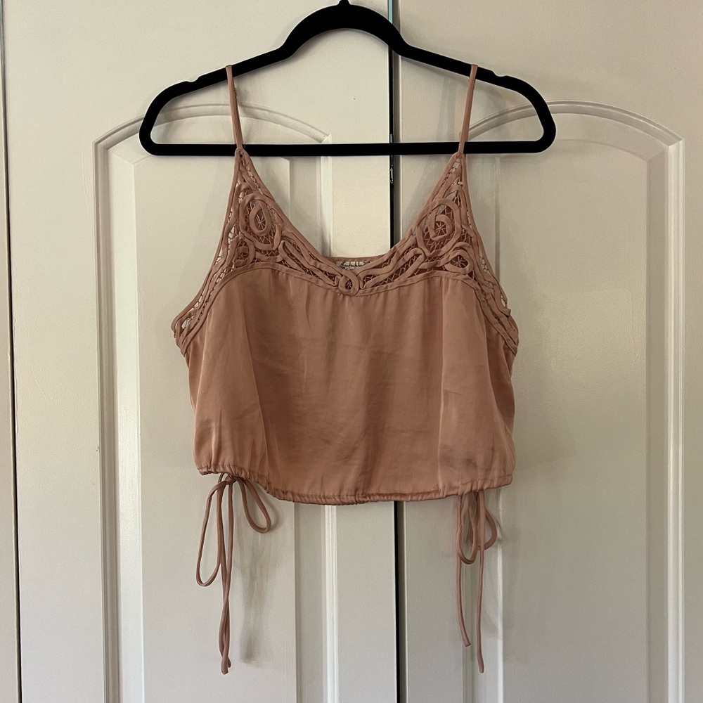 Intimately Free People Pink Crop Top size Large
